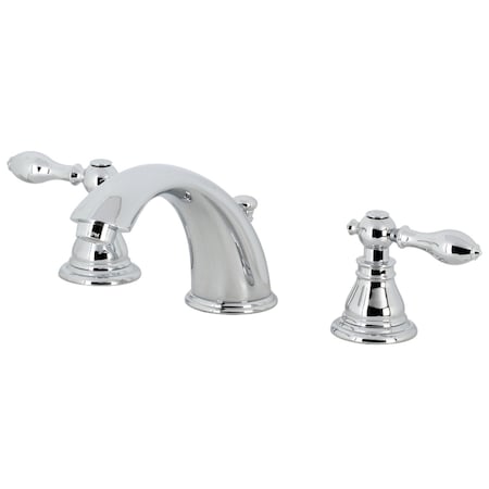 Kingston Brass American Classic Widespread Bathroom Faucet W/Retail Pop-Up, Chrome KB961ACL
